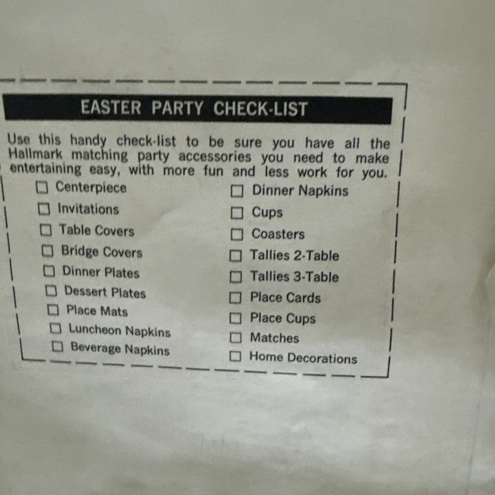 Vintage Hallmark Easter 